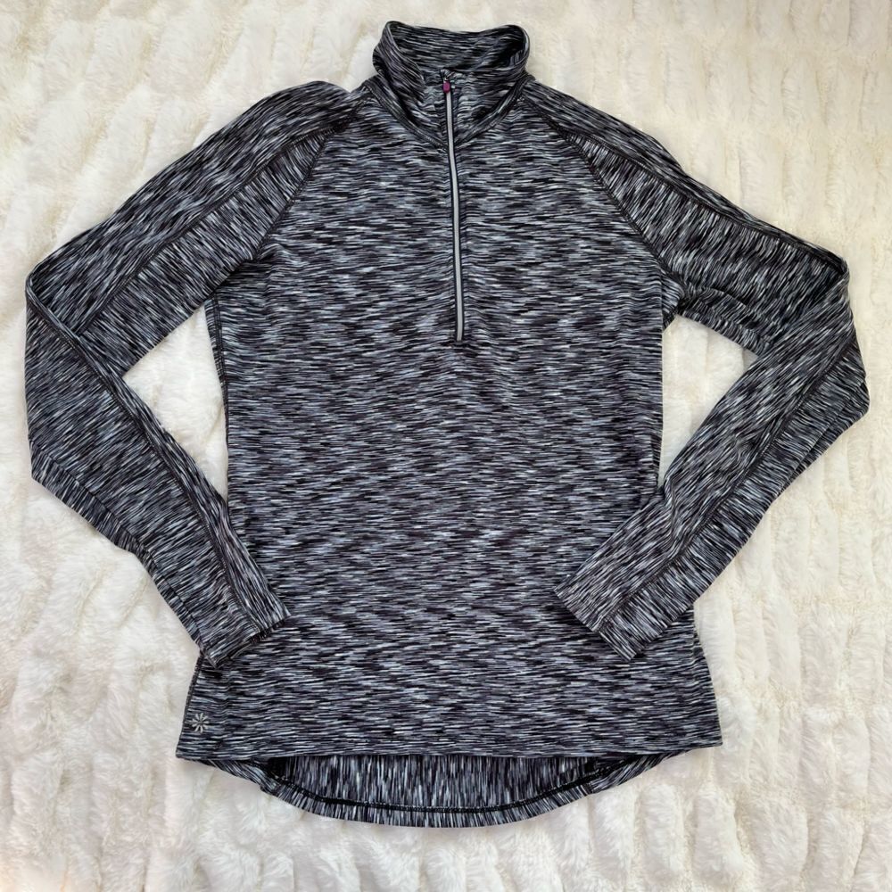 Athleta 1/2 Zip Mendoza Pullover, Size Small